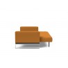 Innovation Living Cassius Quilt Chrome Sofa Bed - Mozart Masala - Side Agled