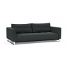 Innovation Living Cassius D.E.L. Sofa Bed - Boucle Black Raven - Angled View