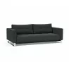 Innovation Living Cassius D.E.L. Sofa Bed - Boucle Black Raven - Angled View - Innovation Living Cassius D.E.L. Sofa Bed - Boucle Black Raven - Angled View