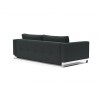 Innovation Living Cassius D.E.L. Sofa Bed - Boucle Black Raven - Back Angled View