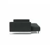 Innovation Living Cassius D.E.L. Sofa Bed - Boucle Black Raven - Side Fully Folded - Innovation Living Cassius D.E.L. Sofa Bed - Boucle Black Raven - Side Fully Folded