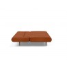 Innovation Living Unfurl Lounger Sofa Bed - Corduroy Burnt Orange - Side Fully Folded