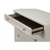 Alpine Furniture Potter 4 Drawer Multifunction Chest With Pull Out Tray in White - Drawer Opened