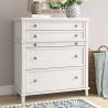 Alpine Furniture Potter Chest in French White - Lifestyle