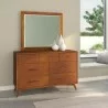 Alpine Furniture Flynn Mid Century Modern Mirror in Acorn - Lifestyle - Alpine Furniture Flynn Mid Century Modern Mirror in Acorn - Lifestyle