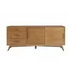 Flynn Large TV Console in Acorn - Front - Flynn Large TV Console in Acorn - Front