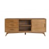 Flynn Large TV Console in Acorn - Front