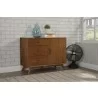 Alpine Furniture Flynn Accent Cabinet in Acorn - Lifestyle - Alpine Furniture Flynn Accent Cabinet in Acorn - Lifestyle