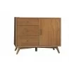 Alpine Furniture Flynn Accent Cabinet in Acorn - Angled - Alpine Furniture Flynn Accent Cabinet in Acorn - Angled