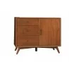 Alpine Furniture Flynn Accent Cabinet in Walnut - Angled - Alpine Furniture Flynn Accent Cabinet in Walnut - Angled
