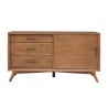 Alpine Furniture Flynn Small TV Console in Acorn - Front View