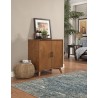 Flynn Small Bar Cabinet in Acorn - Lifestyle