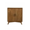 Flynn Small Bar Cabinet in Acorn - Front