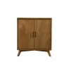 Flynn Small Bar Cabinet in Acorn - Front - Flynn Small Bar Cabinet in Acorn - Front