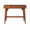 Alpine Furniture Flynn Bedroom Vanity in Acorn - Front with White BG