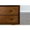 Alpine Furniture Flynn Large Nightstand in Acorn - Drawer Close-up - Alpine Furniture Flynn Large Nightstand in Acorn - Drawer Close-up