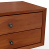 Alpine Furniture Flynn Small Nightstand in Acorn - Drawer Close-up