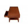 Alpine Furniture Flynn Coffee Table in Acorn - Left Side