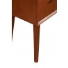 Alpine Furniture Flynn End Table In Acorn - Leg Close-up