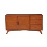 Alpine Furniture Flynn Sideboard in Acorn - Front and Closed