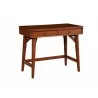 Alpine Furniture Flynn Mini/Large Desk in Acorn - Angled - Alpine Furniture Flynn Mini/Large Desk in Acorn - Angled