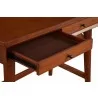 Alpine Furniture Flynn Mini/Large Desk in Acorn - Drawer Close-up - Alpine Furniture Flynn Mini/Large Desk in Acorn - Drawer Close-up