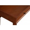 Alpine Furniture Flynn Mini/Large Desk in Acorn - Drawer opened