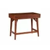 Alpine Furniture Flynn Mini/Large Desk in Acorn - Angled View - Alpine Furniture Flynn Mini/Large Desk in Acorn - Angled View