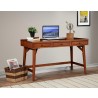 Alpine Furniture Flynn Large Desk in Acorn - Lifestyle Angled