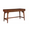 Alpine Furniture Flynn Large Desk in Acorn - Angled