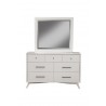 Alpine Furniture Flynn Dresser in White - Front