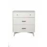 Flynn Small Chest in White - Front - Flynn Small Chest in White - Front