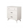 Flynn Small Chest in White - Angled
