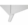 Alpine Furniture Flynn Accent Cabinet in White - Leg Close-up - Alpine Furniture Flynn Accent Cabinet in White - Leg Close-up