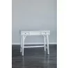 Alpine Furniture Flynn Bedroom Vanity in White - Front - Alpine Furniture Flynn Bedroom Vanity in White - Front