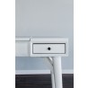 Alpine Furniture Flynn Bedroom Vanity in White - Drawer Close-up