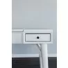 Alpine Furniture Flynn Bedroom Vanity in White - Drawer Close-up - Alpine Furniture Flynn Bedroom Vanity in White - Drawer Close-up