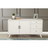 Alpine Furniture Flynn Sideboard in White - Lifestyle 3
