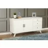 Alpine Furniture Flynn Sideboard in White - Lifesytle 2 - Alpine Furniture Flynn Sideboard in White - Lifesytle 2