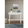 Alpine Furniture Flynn Mini/Large Desk in White - Front