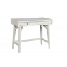 Alpine Furniture Flynn Mini/Large Desk in White - Angled View