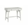 Alpine Furniture Flynn Mini/Large Desk in White - Angled View - Alpine Furniture Flynn Mini/Large Desk in White - Angled View