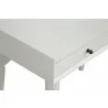 Alpine Furniture Flynn Mini/Large Desk in White - Top Angled - Alpine Furniture Flynn Mini/Large Desk in White - Top Angled