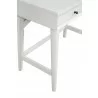 Alpine Furniture Flynn Mini/Large Desk in White - Leg Close-up - Alpine Furniture Flynn Mini/Large Desk in White - Leg Close-up