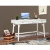 Alpine Furniture Flynn Large Desk in White - Angled Lifestyle