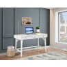 Alpine Furniture Flynn Large Desk in White - Lifestyle 3