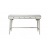 Alpine Furniture Flynn Large Desk in White - Front View
