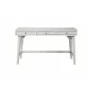 Alpine Furniture Flynn Large Desk in White - Front View - Alpine Furniture Flynn Large Desk in White - Front View