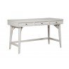 Alpine Furniture Flynn Large Desk in White - Angled View