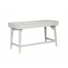 Alpine Furniture Flynn Large Desk in White - Back Angled - Alpine Furniture Flynn Large Desk in White - Back Angled